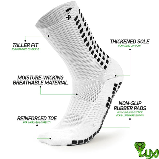Luxsports football gripsocks - White